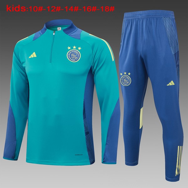 Niños Sudadera De Training Ajax 2024-25 Verde 3